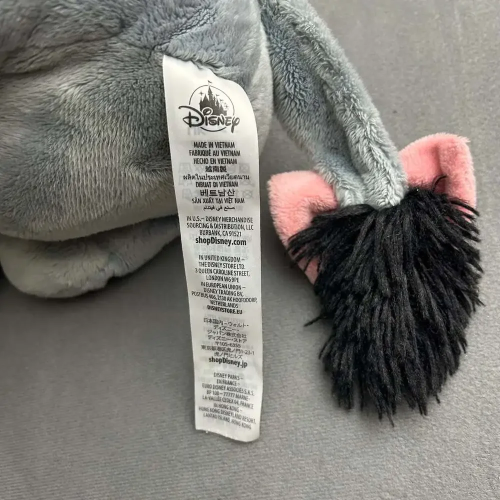 DISNEY PARKS Plush Eeyore With Detach Tail Plush 15